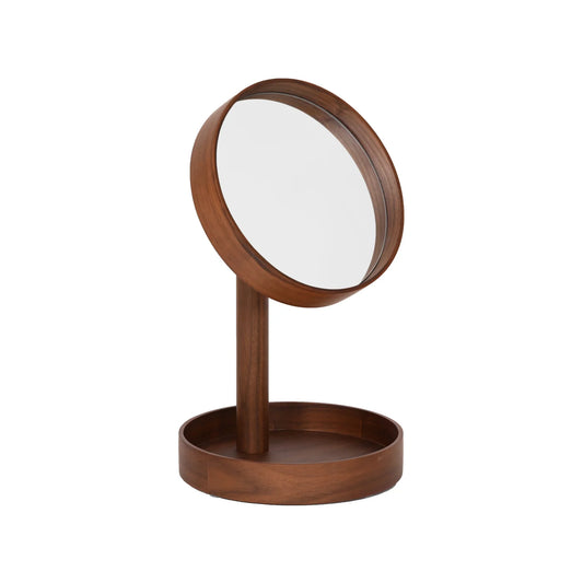 Wireworks Magnify Mirror Boutique Look Walnut