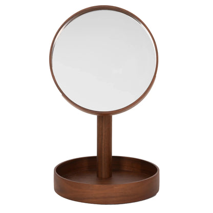 Wireworks Magnify Mirror Boutique Look Walnut