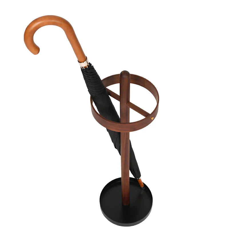 Wireworks Umbrella Stand Brolly Walnut