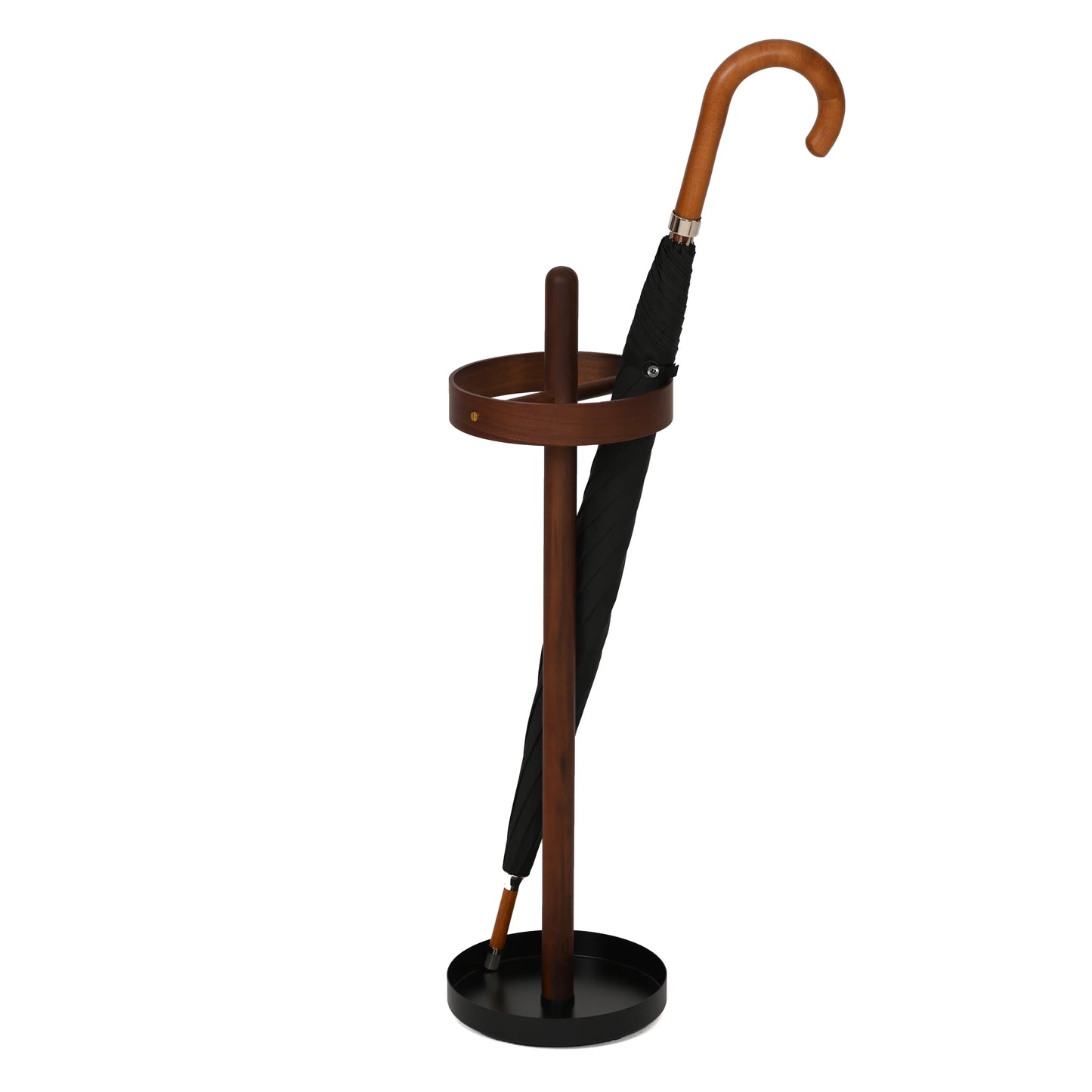 Wireworks Umbrella Stand Brolly Walnut