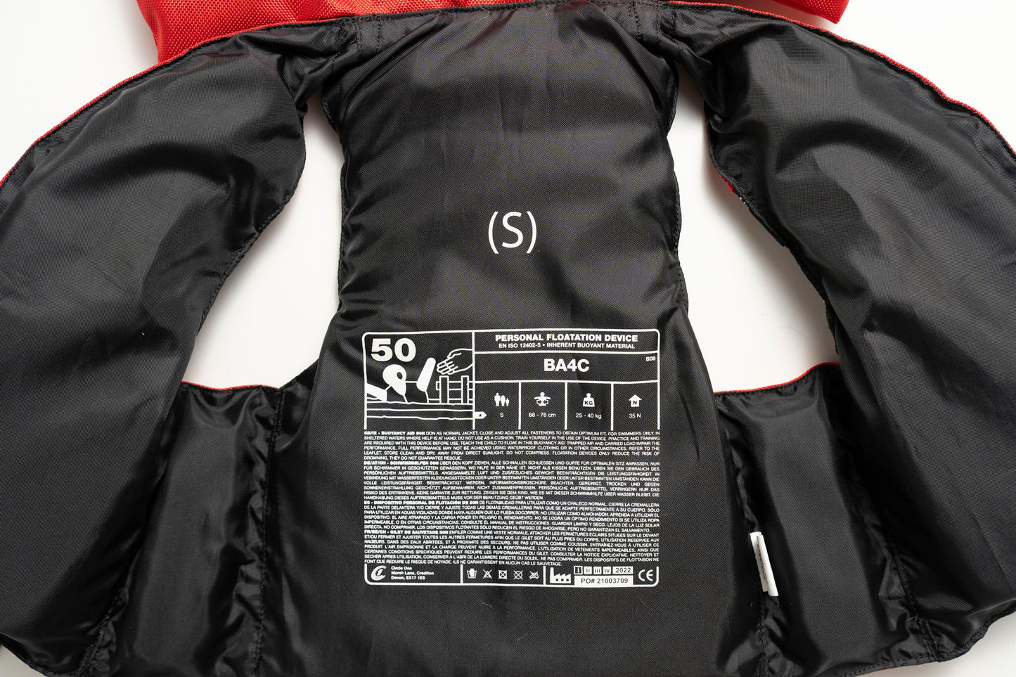 40N Child Buoyancy Aid Centre PFD, 3 Straps & Collar (One Size) - Hot Tub Shop