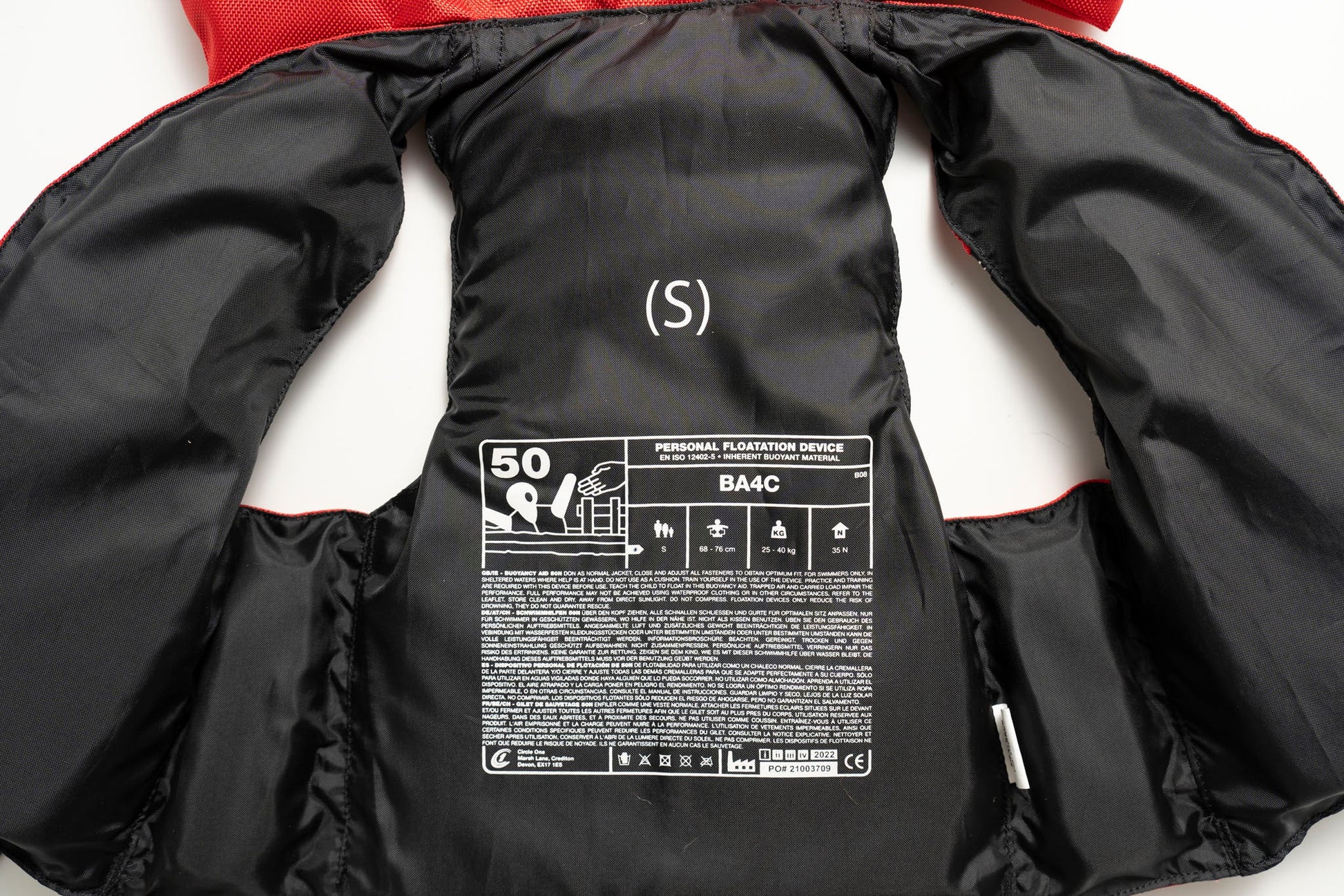 40N Child Buoyancy Aid Centre PFD, 3 Straps & Collar (One Size) - Hot Tub Shop