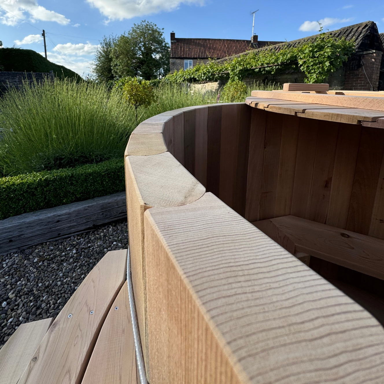 Scandinavian Cedar 2 Person Wood-Fired Hot Tub