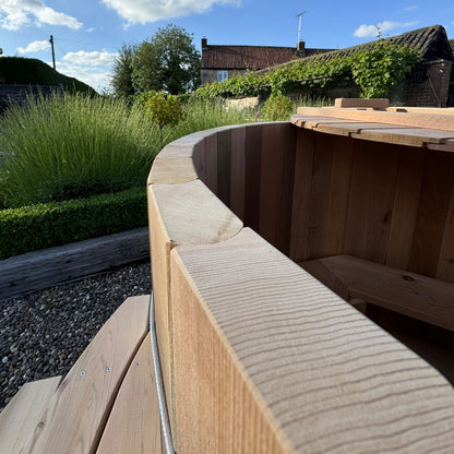 Scandinavian Cedar 2 Person Wood-Fired Hot Tub