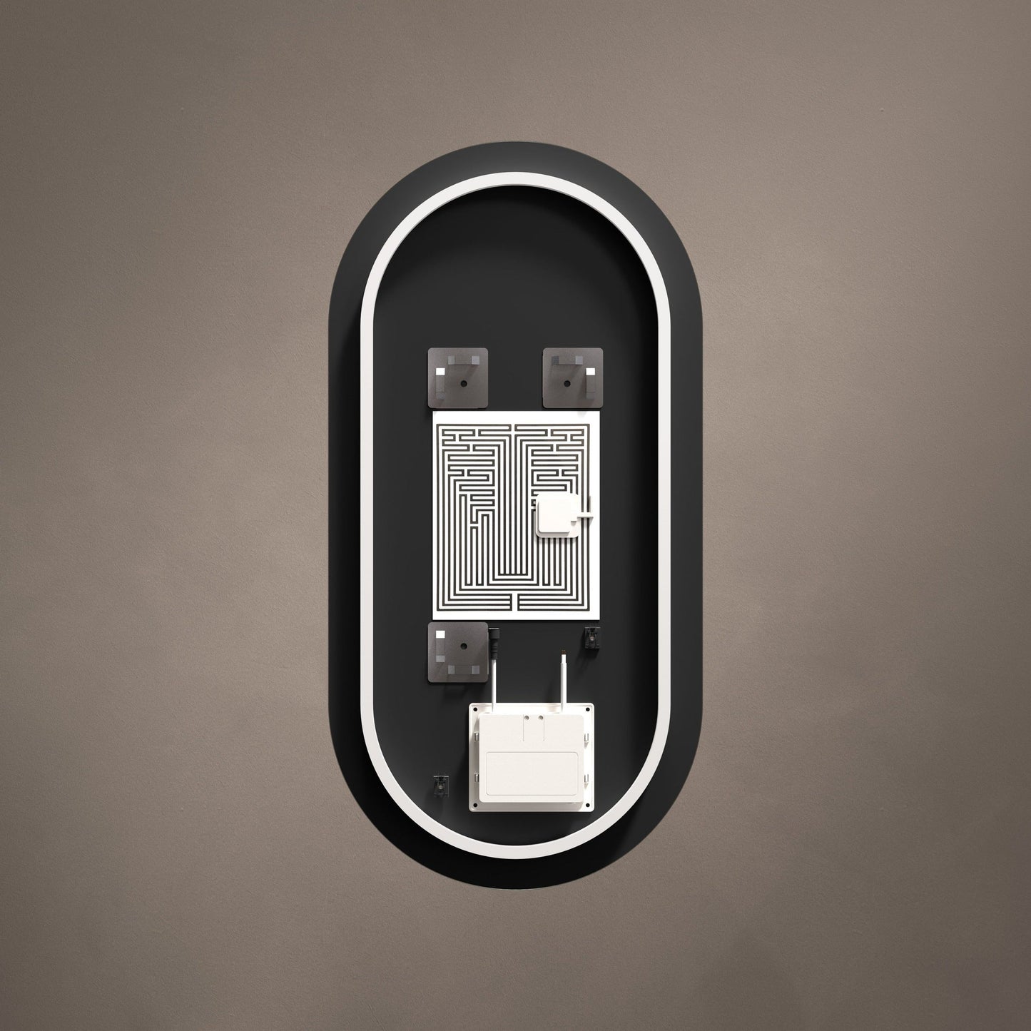 Origins Living Claris Capsule Illuminated Mirror 45x90cm - Hot Tub Shop