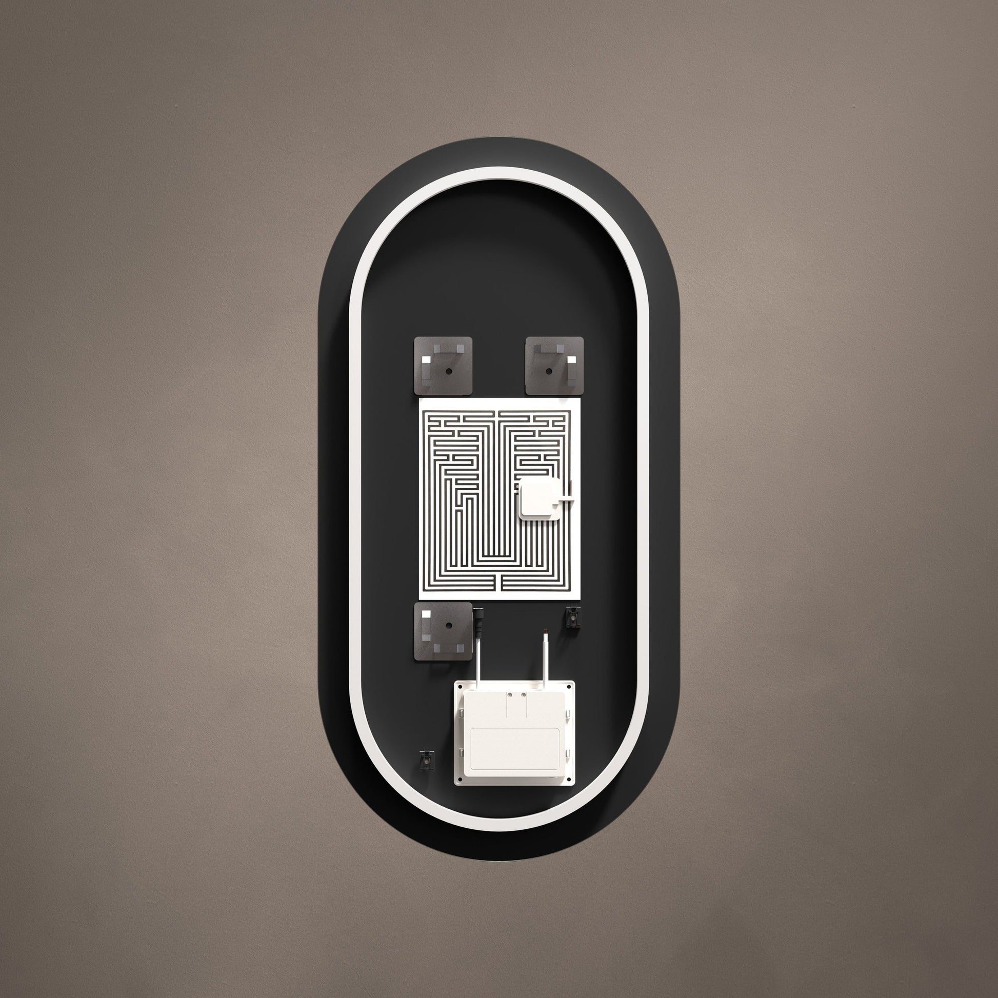 Origins Living Claris Capsule Illuminated Mirror 45x90cm - Hot Tub Shop