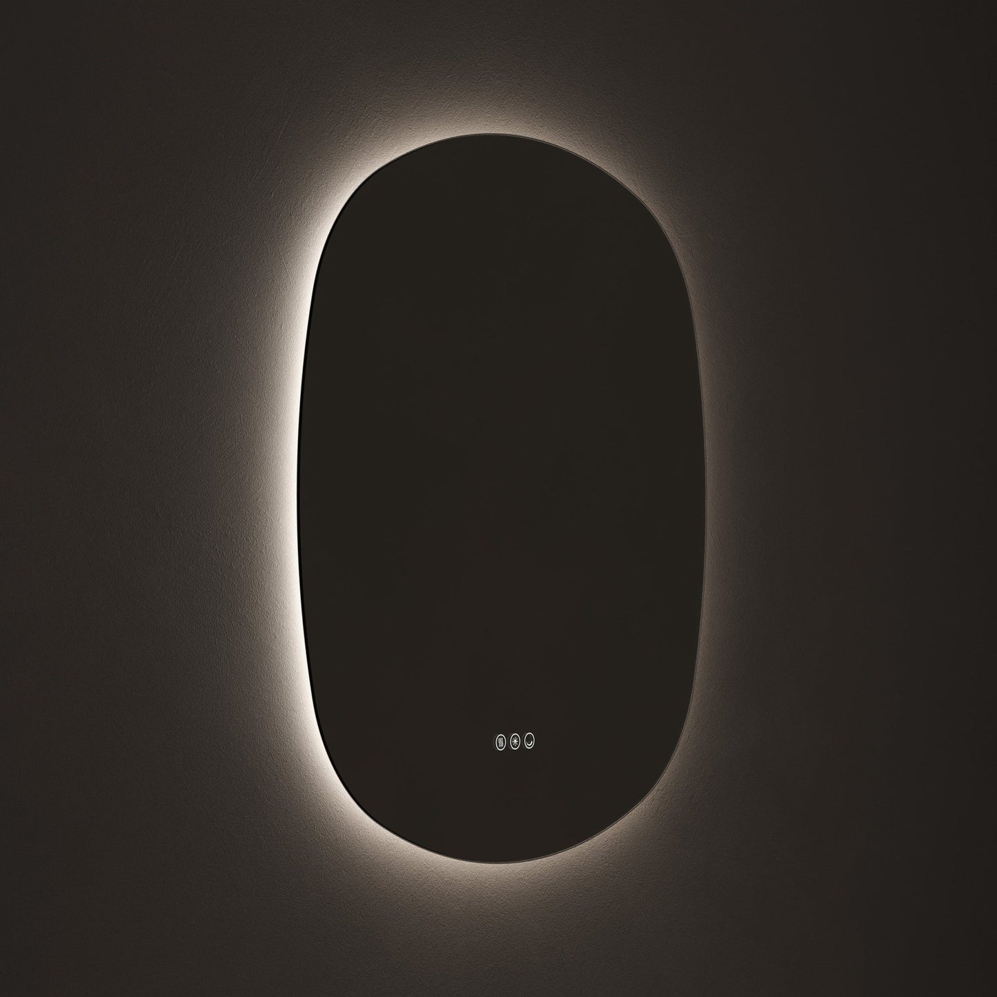 Origins Living Claris Curve Oblong Illuminated Mirror 70x78cm - Hot Tub Shop