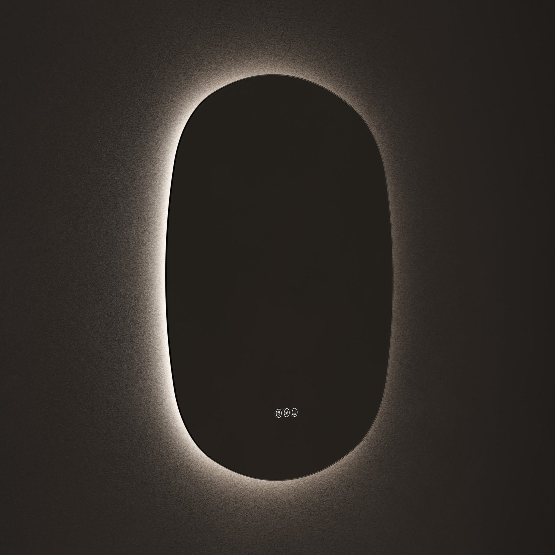 Origins Living Claris Curve Oblong Illuminated Mirror 70x78cm - Hot Tub Shop