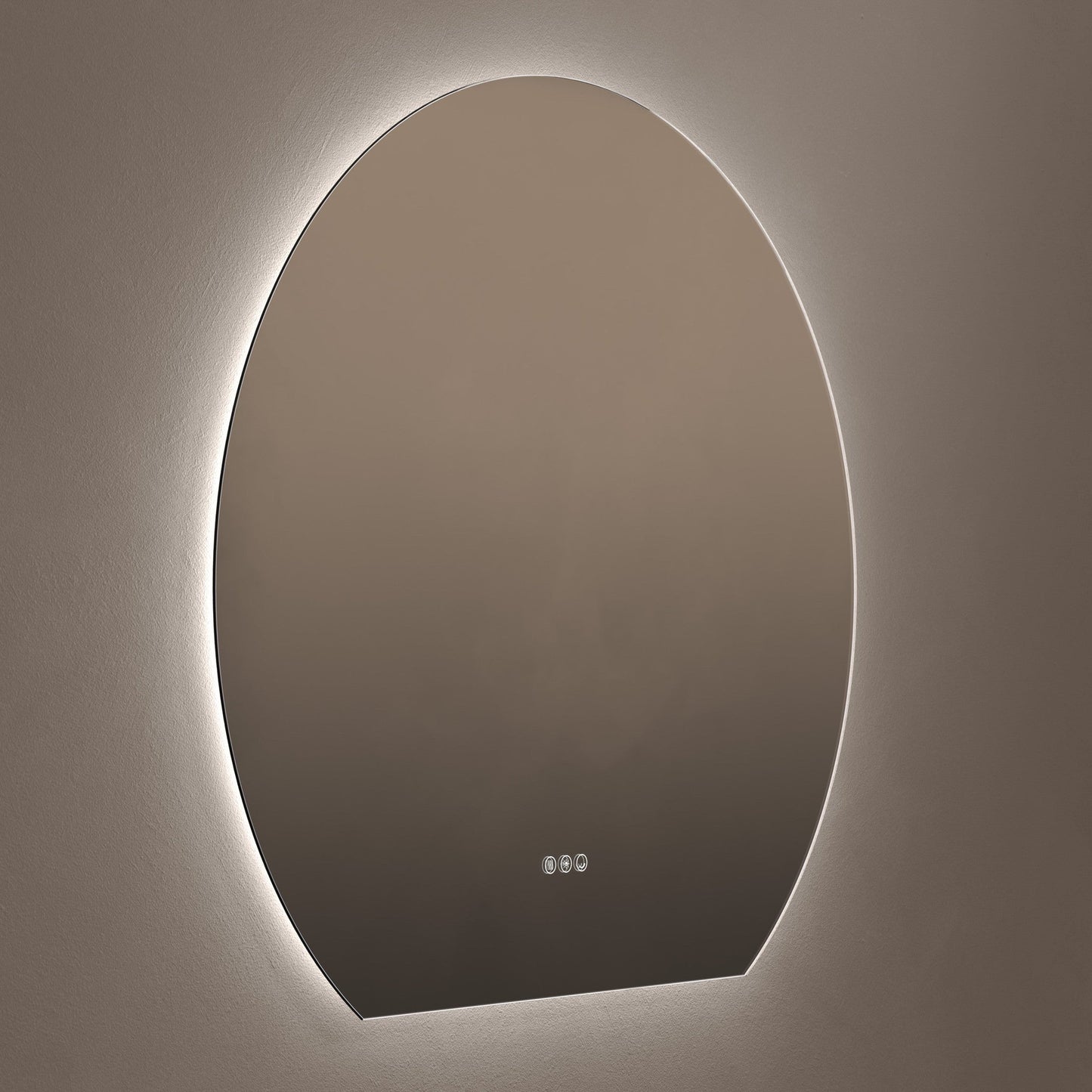Origins Living Claris Round Cut Illuminated Mirror 100cm