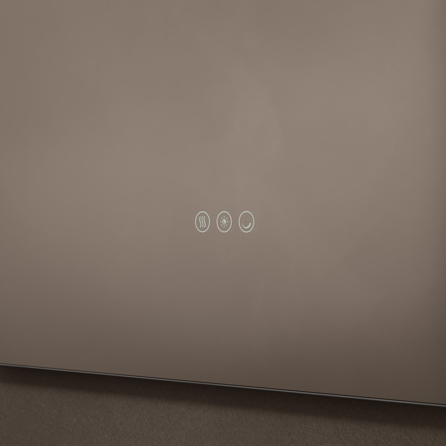 Origins Living Claris Round Cut Illuminated Mirror 100cm