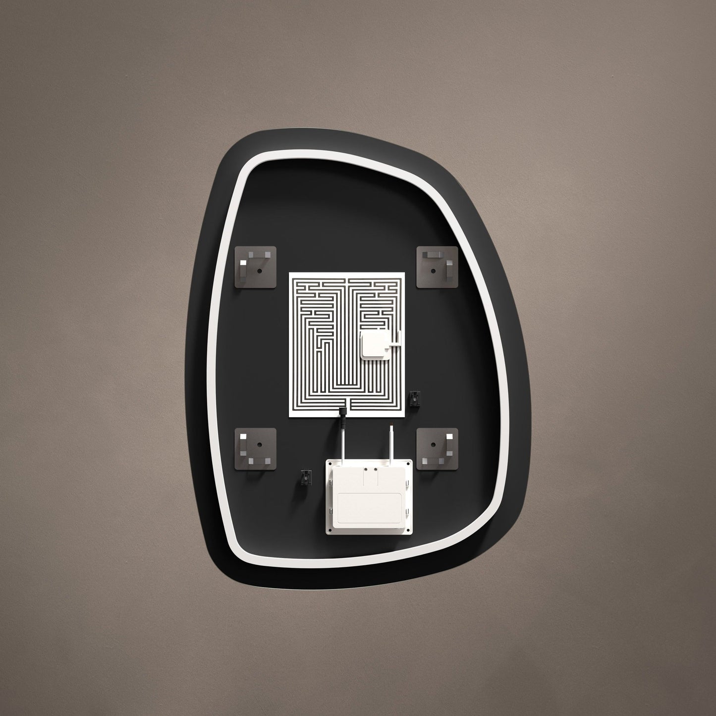 Origins Living Claris Organic Illuminated Mirror 60x80cm