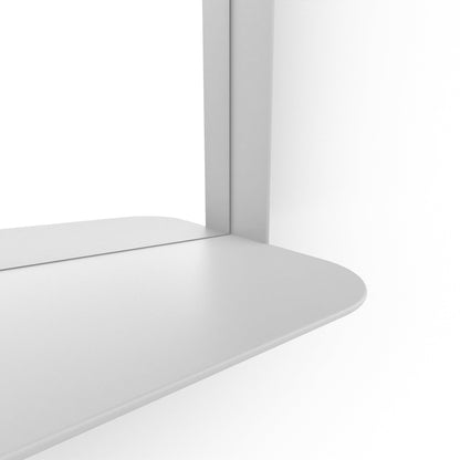 Origins Living City Mirror With Shelf 50 Matt White - Hot Tub Shop