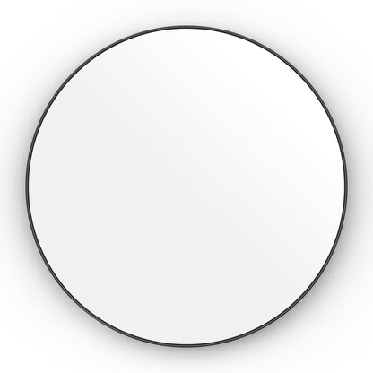 Origins Living City Round Mirror 80cm Matt Black - Hot Tub Shop
