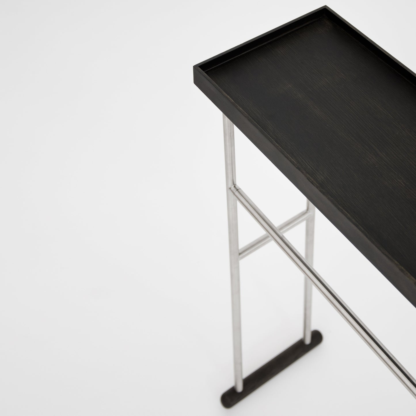 Wireworks Caddy Towel Rail Yoku Dark Oak