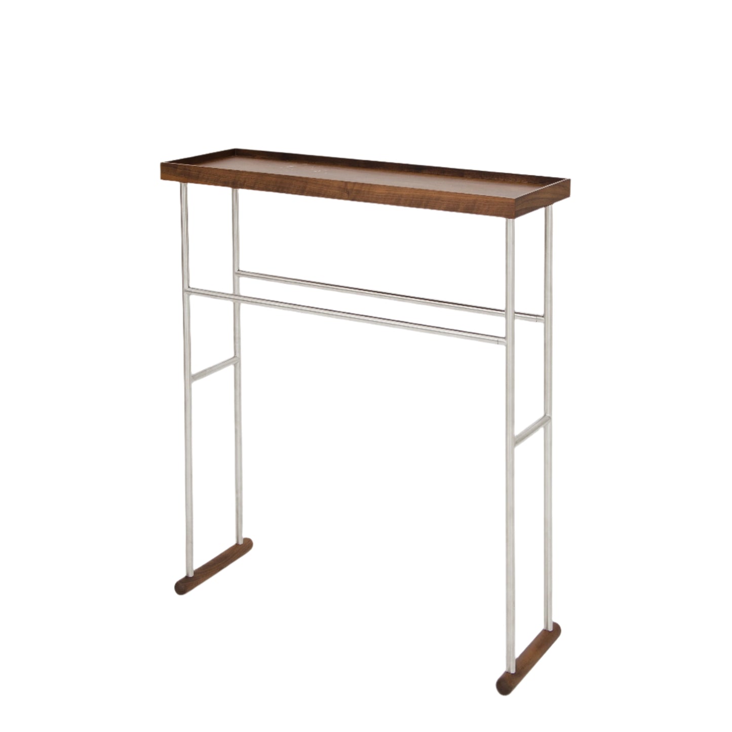 Wireworks Caddy Towel Rail Yoku Walnut