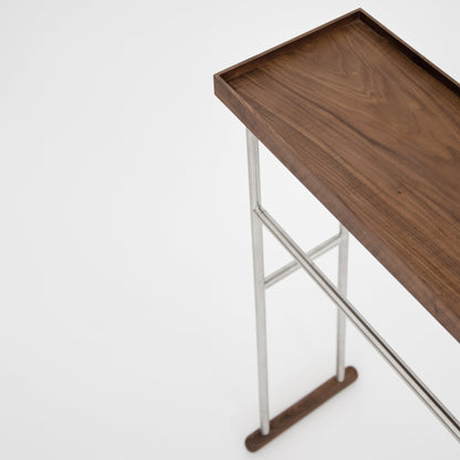 Wireworks Caddy Towel Rail Yoku Walnut