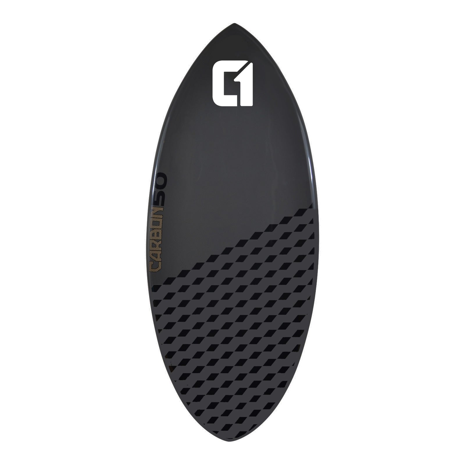 Carbon Fibre Epoxy Skimboard 50-56inch Cobalt Grey - Hot Tub Shop