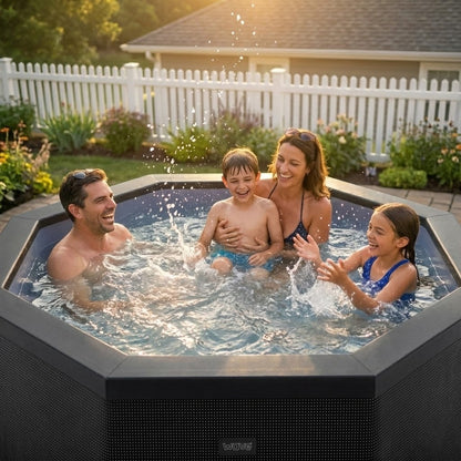 Como | 6-Person Eco Foam Hot Tub | Built-In Integrated Heater | UKCA