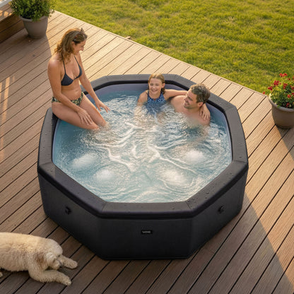 Como | 6-Person Eco Foam Hot Tub | Built-In Integrated Heater | UKCA