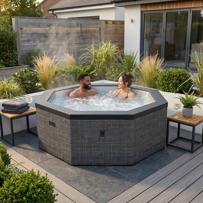 Como | 6-Person Eco Foam Hot Tub | Built-In Integrated Heater | UKCA