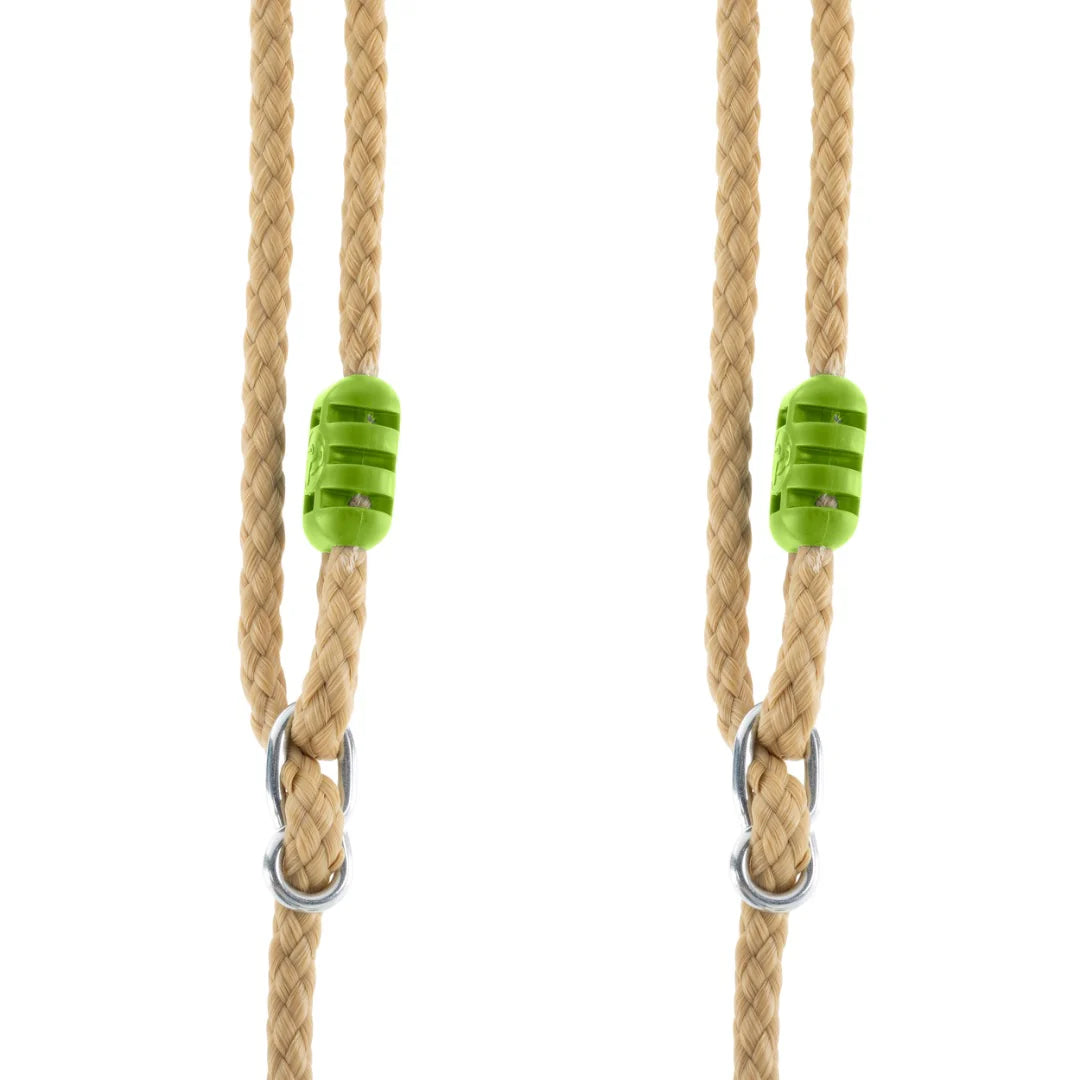 TP Knightswood Double Wooden Swing Set With Glide Ride