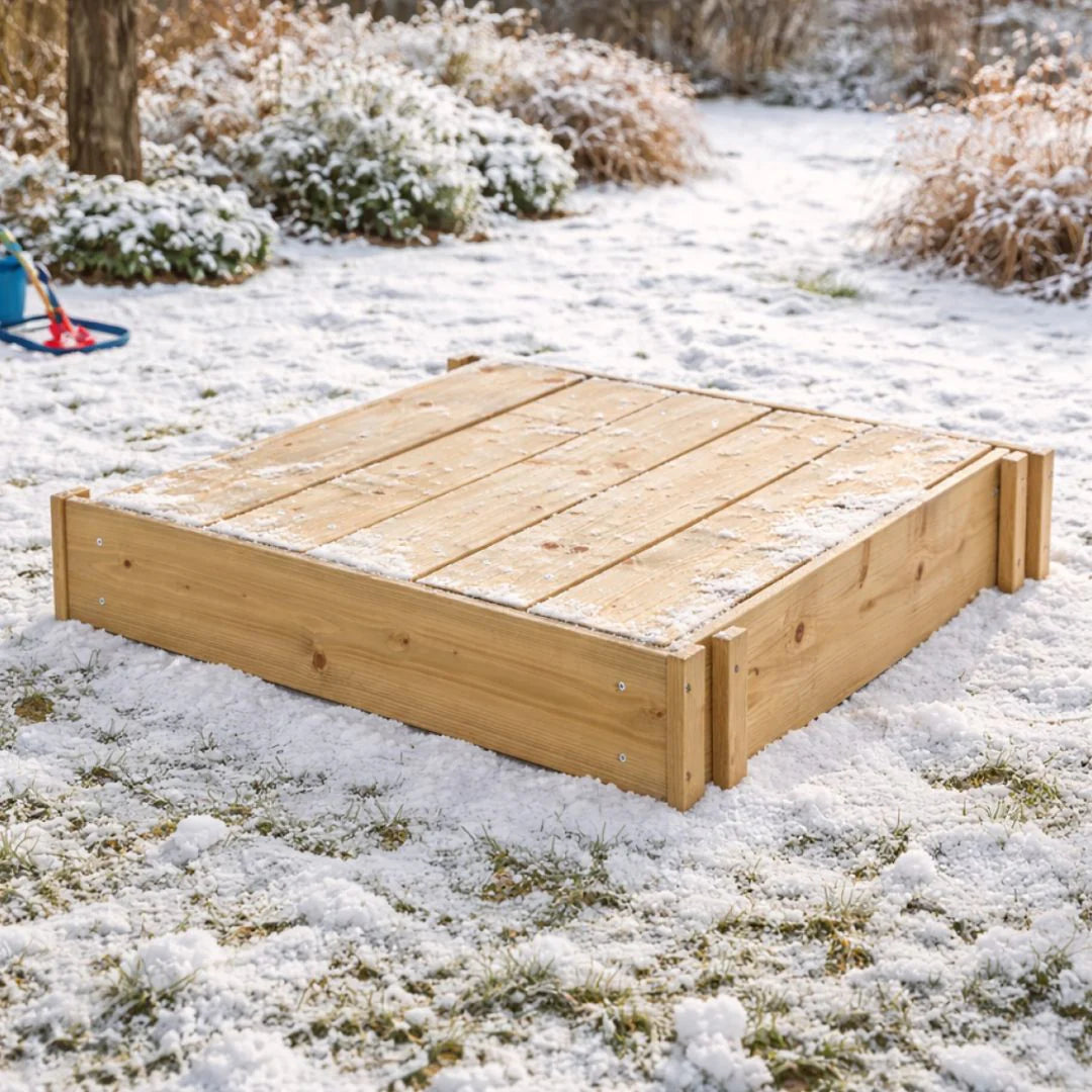TP Wooden Lidded Sandpit - FSC® certified