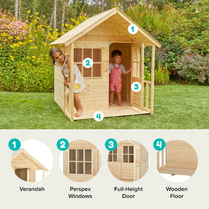 TP Forest Cabin Wooden Playhouse - FSC® certified