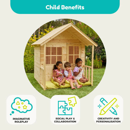 TP Forest Cabin Wooden Playhouse - FSC® certified