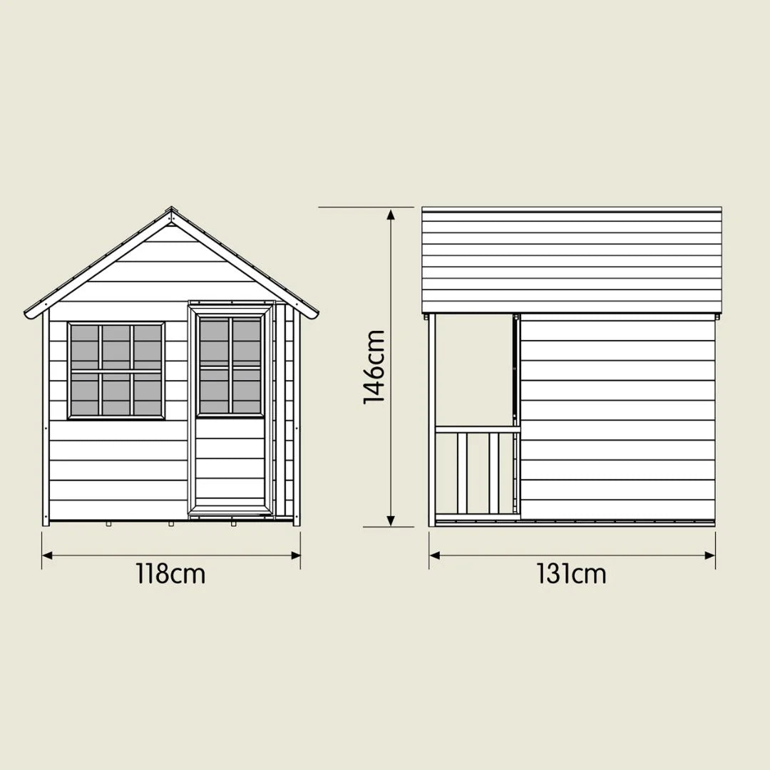 TP Forest Cabin Wooden Playhouse - FSC® certified