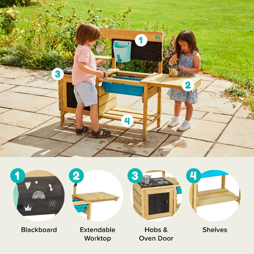 TP Deluxe Wooden Mud Kitchen - FSC® certified