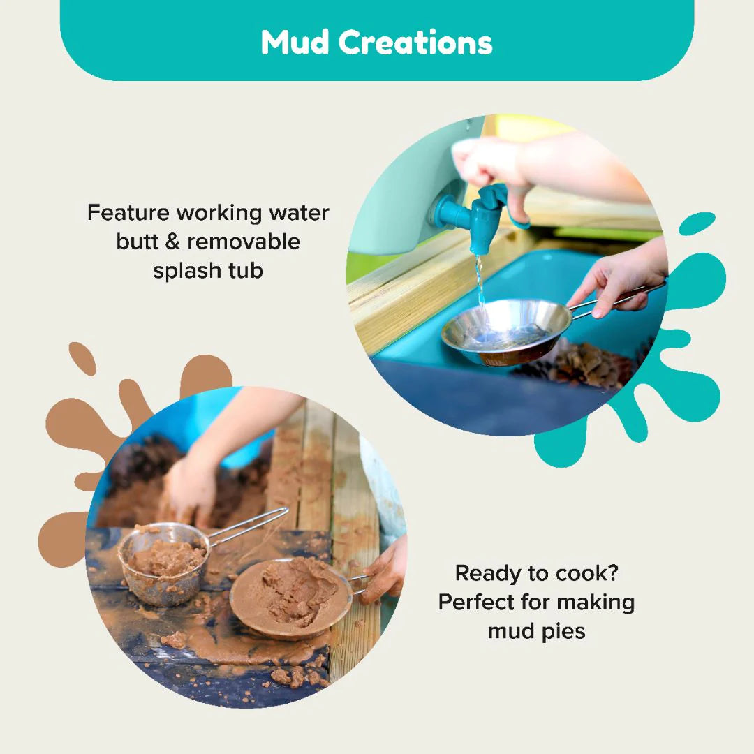 TP Deluxe Wooden Mud Kitchen - FSC® certified