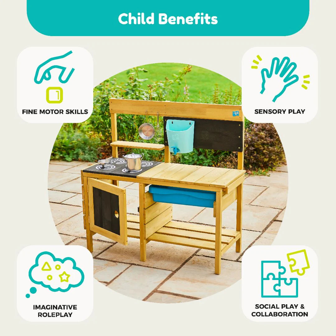 TP Deluxe Wooden Mud Kitchen - FSC® certified