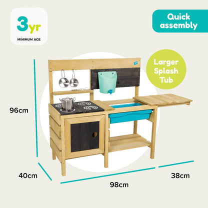 TP Deluxe Wooden Mud Kitchen - FSC® certified