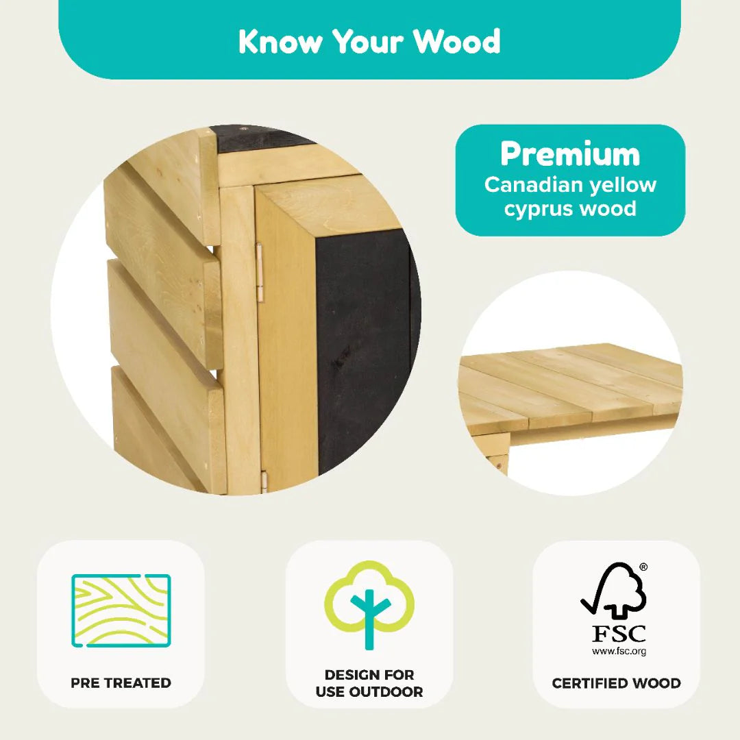 TP Deluxe Wooden Mud Kitchen - FSC® certified