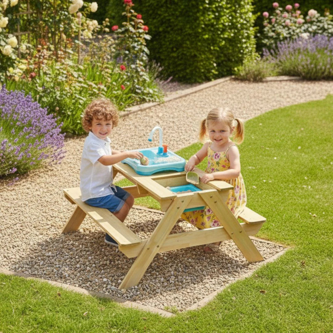 TP Splash & Play Wooden Picnic Table