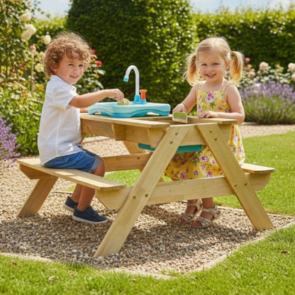 TP Splash & Play Wooden Picnic Table