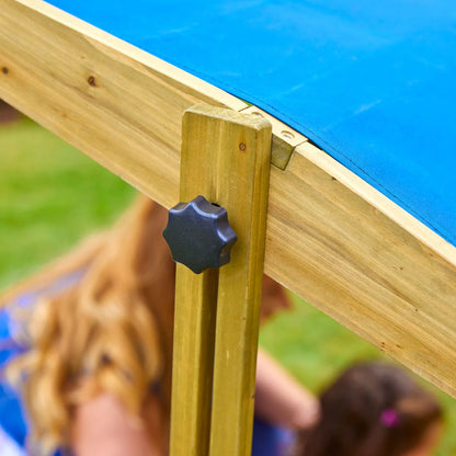 TP Wooden Sandpit with Sun Canopy