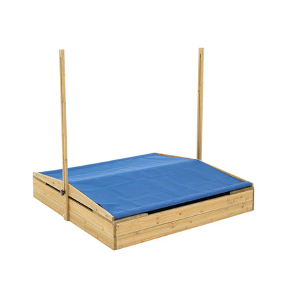 TP Wooden Sandpit with Sun Canopy