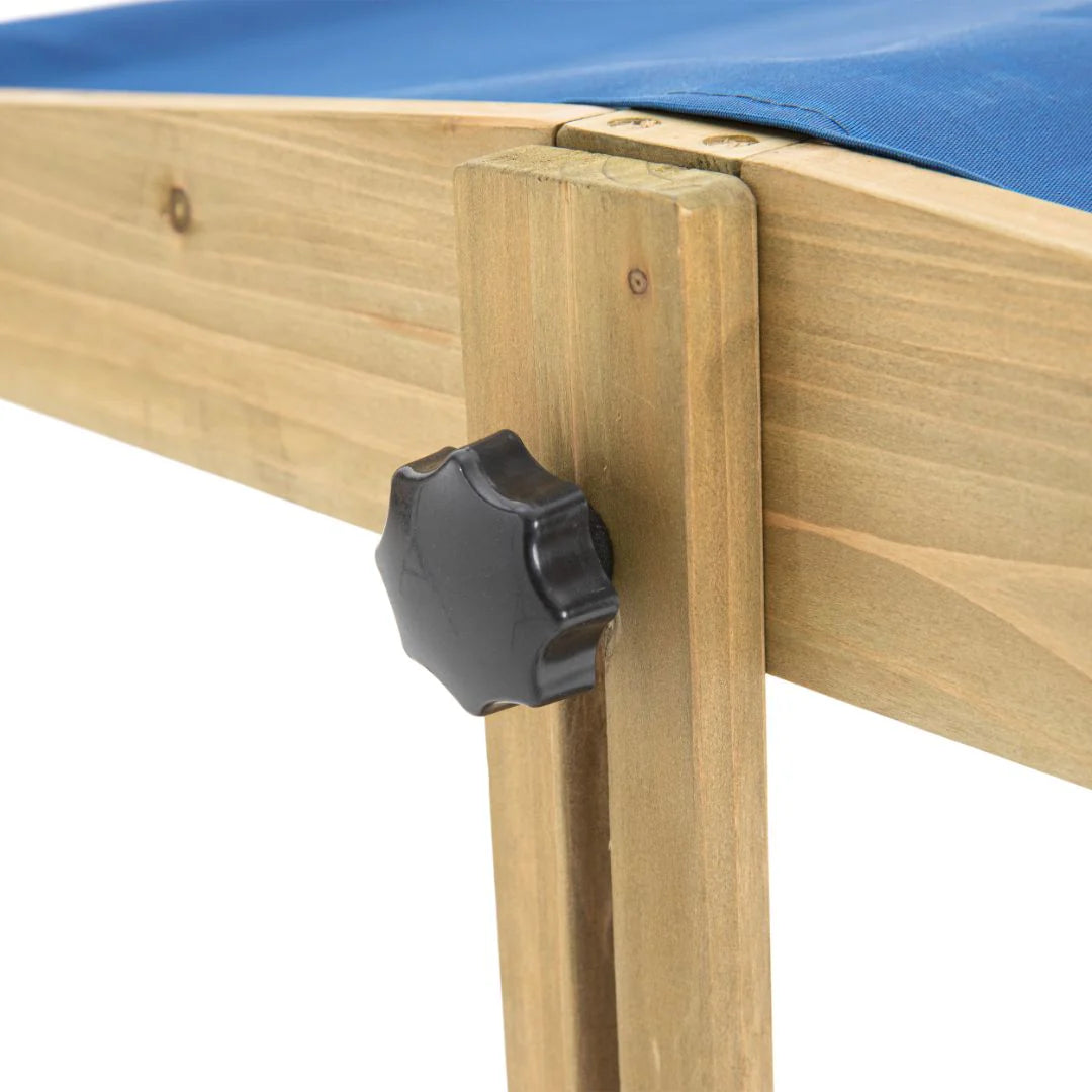 TP Wooden Sandpit with Sun Canopy