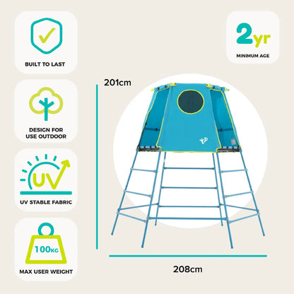 TP Explorer Metal Climbing Frame with Platform & Den