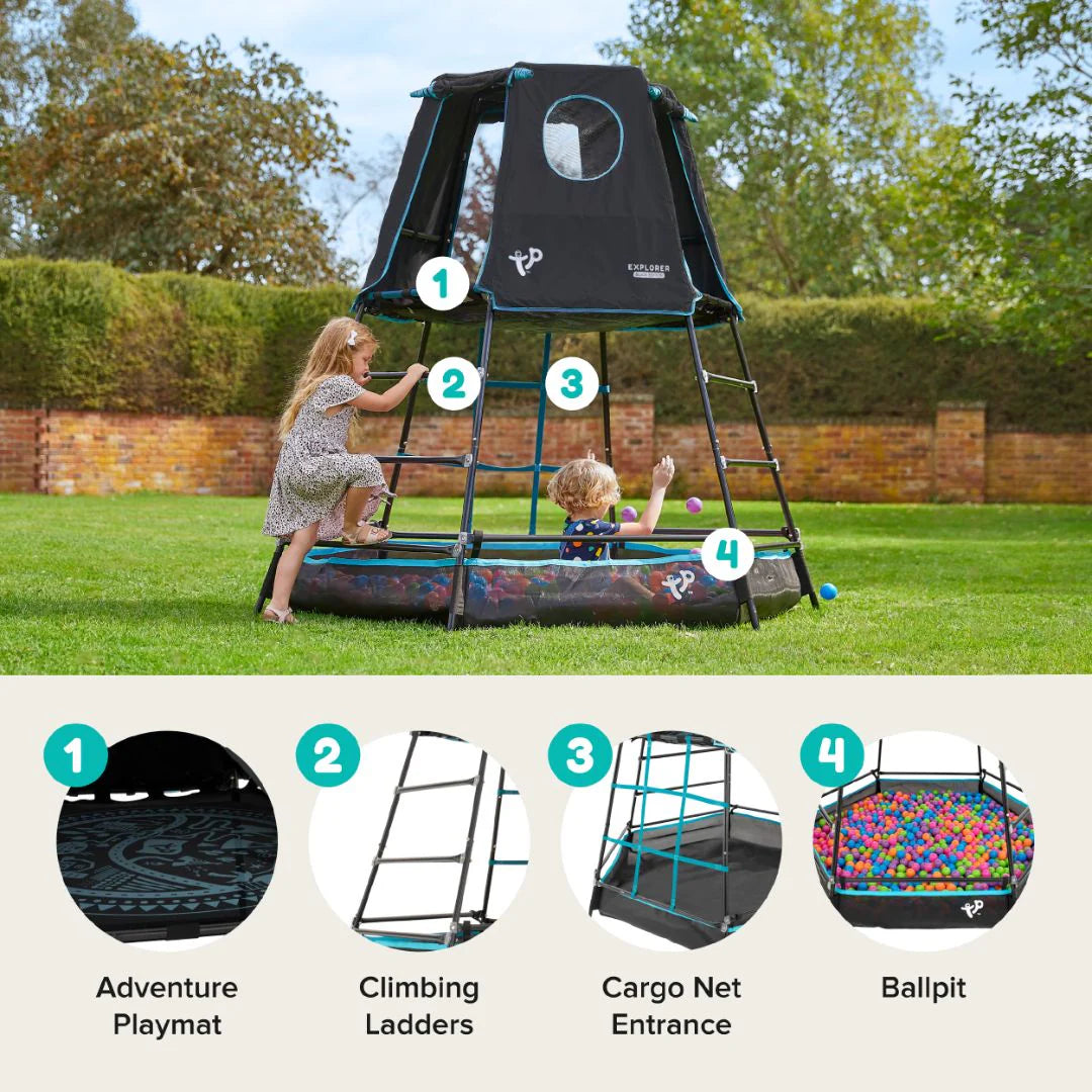 TP Explorer Metal Climbing Frame Black Edition
