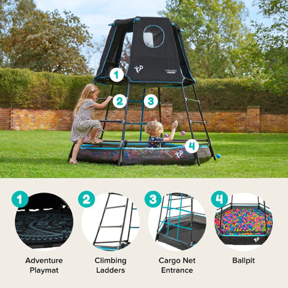 TP Explorer Metal Climbing Frame Black Edition