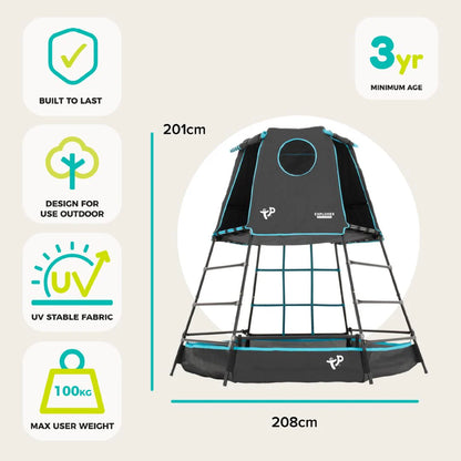 TP Explorer Metal Climbing Frame Black Edition