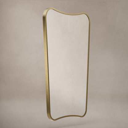 Origins Living Delphine Mirror 60 X 90cm Brushed Brass - Hot Tub Shop