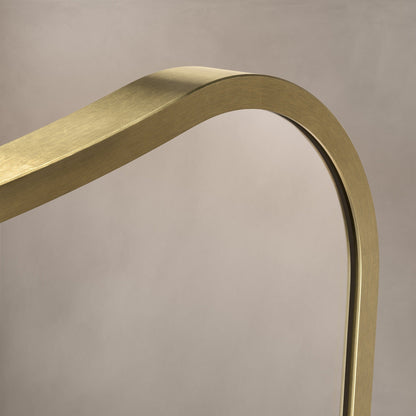 Origins Living Delphine Mirror 60 X 90cm Brushed Brass - Hot Tub Shop