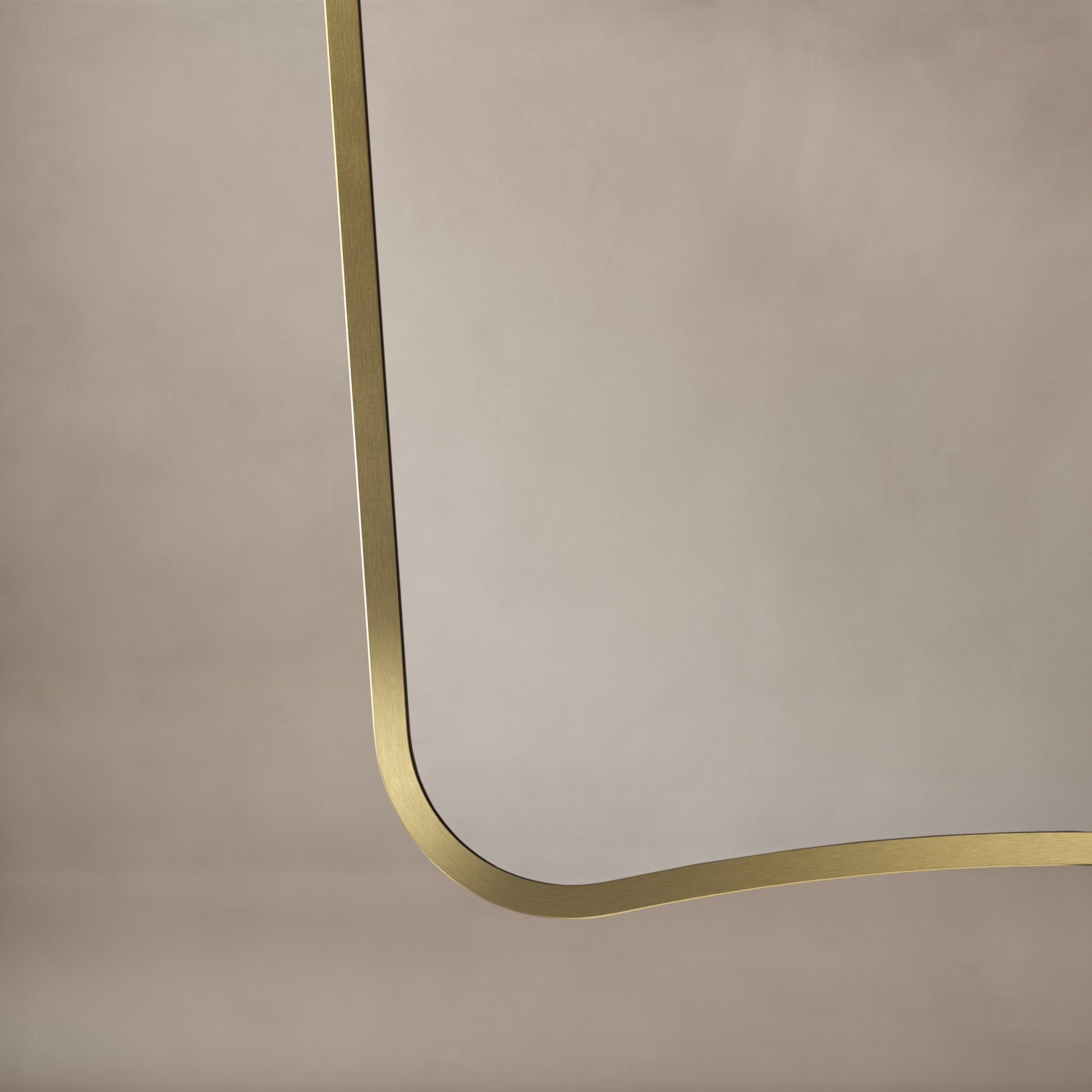 Origins Living Delphine Mirror 60 X 90cm Brushed Brass - Hot Tub Shop