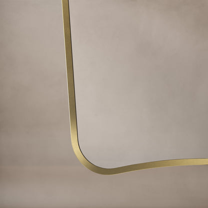 Origins Living Delphine Mirror 60 X 90cm Brushed Brass - Hot Tub Shop