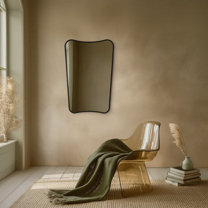 Origins Living Delphine Mirror 60 X 90cm Matt Black - Hot Tub Shop