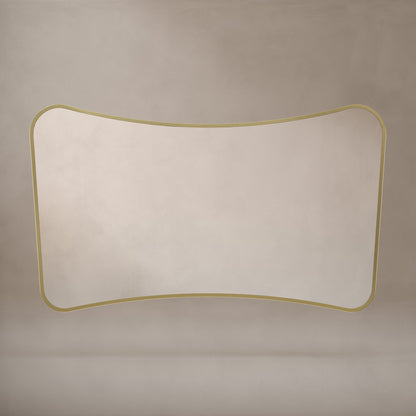 Origins Living Delphine Mirror 120 X 70cm Brushed Brass - Hot Tub Shop
