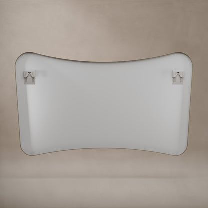 Origins Living Delphine Mirror 120 X 70cm Brushed Brass - Hot Tub Shop